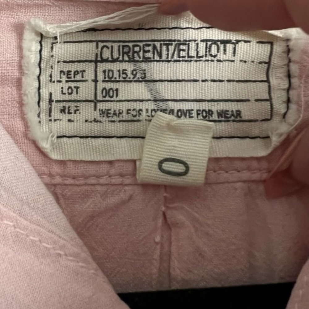 Current Elliott Button Down Cotton Casual Shirt - image 4